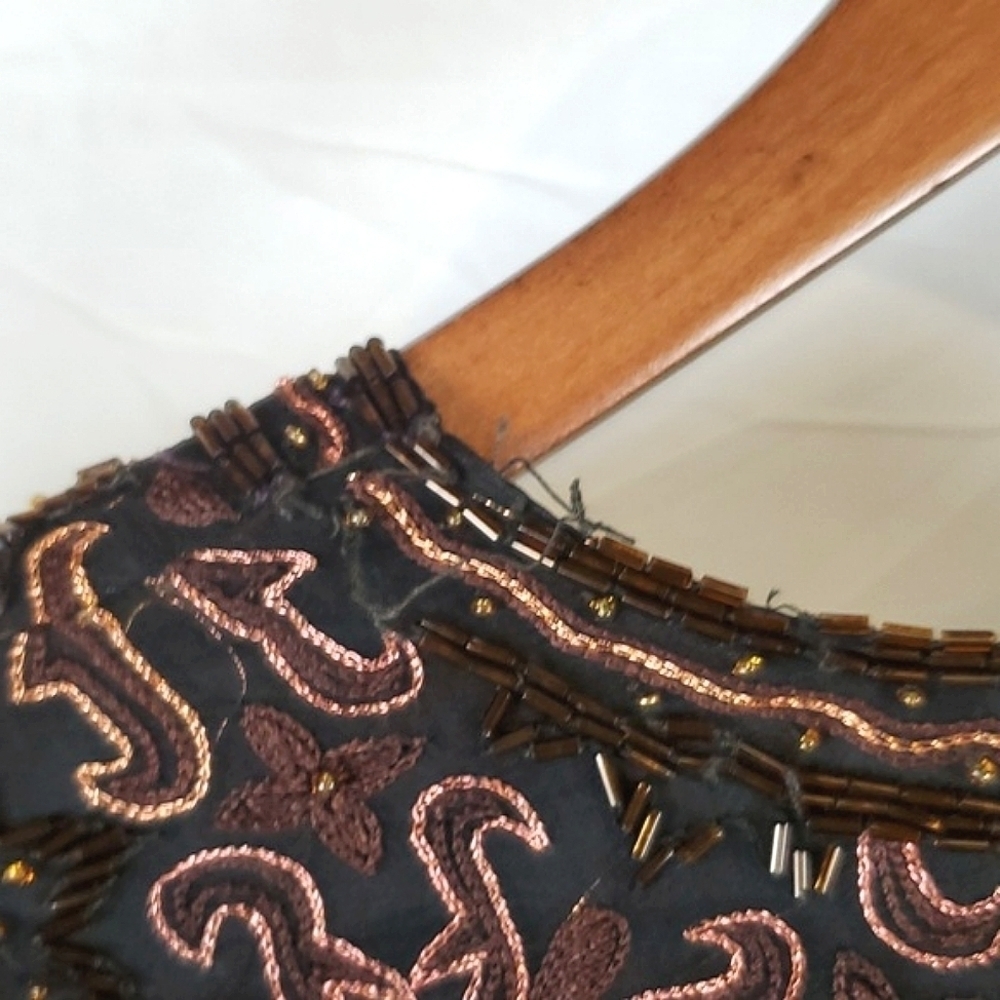 Vintage Gunit Silk Beaded Evening Jacket - Picture 7 of 7